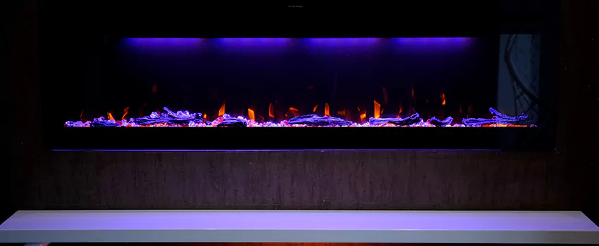 Dynamic Flame Color Fireplace Installation in Dumont, NJ